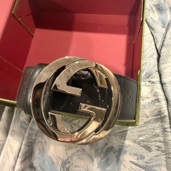 Gucci 34 Black belt - Picture 3 of 4